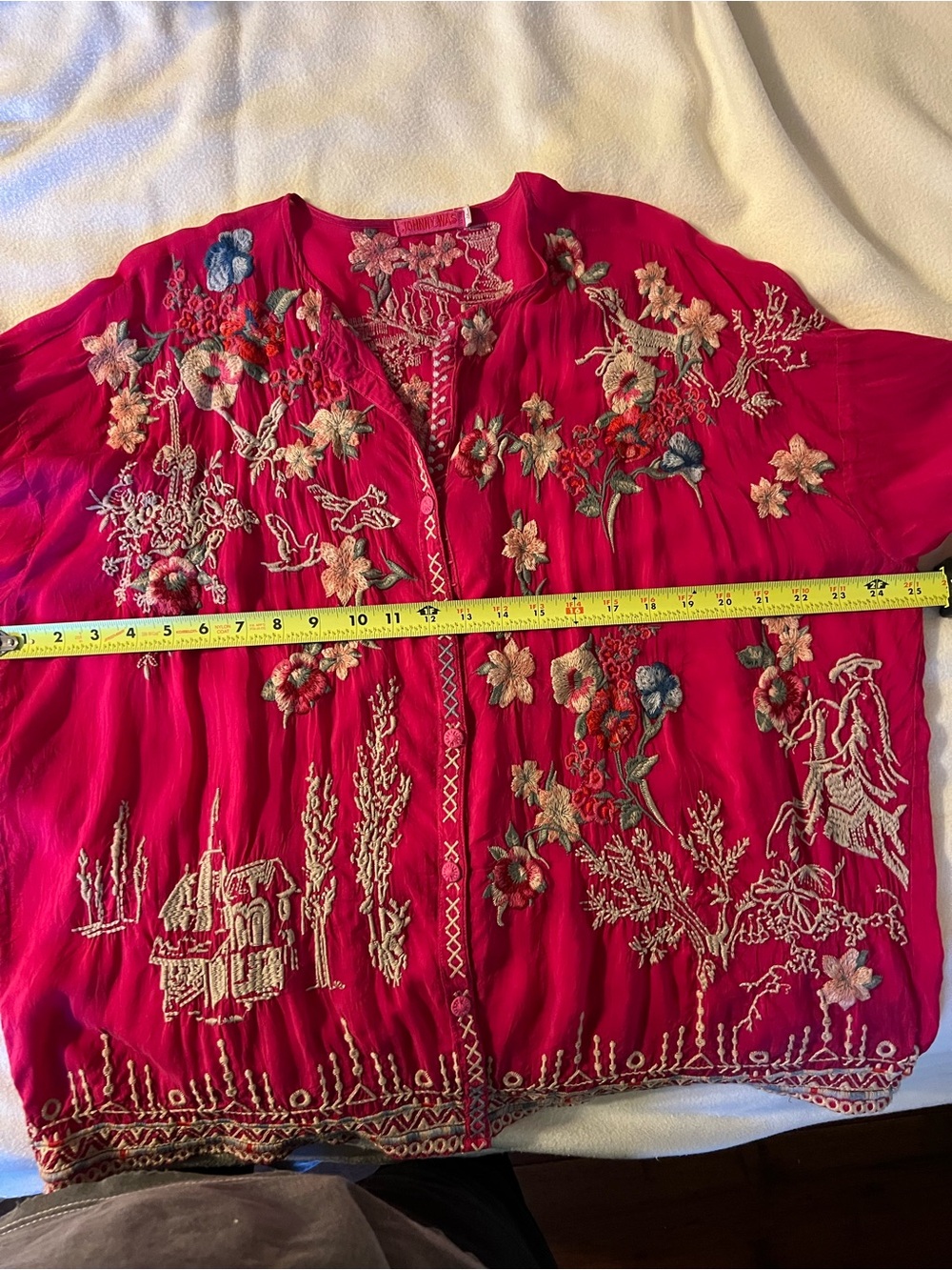 Johnny Was Elias Blouse Size Med - Picture 6 of 10
